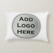 あなたのロゴの企業のなギフトを加えて下さい アクセントクッション (裏面)