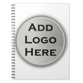 あなたのロゴの企業のなギフトを加えて下さい ノートブック (正面)