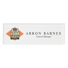 あなたのロゴの従業員のスタッフの磁気名札を加えて下さい 名札