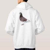 あなたのロゴのTシャツを加えて下さい パーカ (裏面)