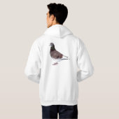 あなたのロゴのTシャツを加えて下さい パーカ (裏面フル)