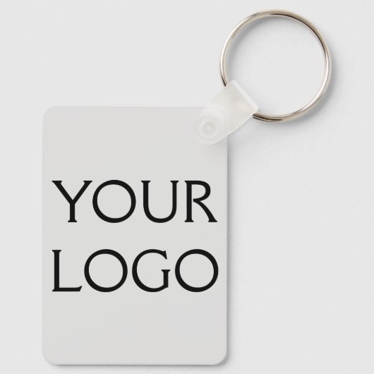 あなたのロゴはこちらソーシャルメディアの水の色名 キーホルダー (裏面)