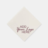 あなたのロゴはこちらナプキン スタンダードカクテルナプキン (角)