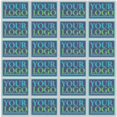 あなたのロゴはこちらビジネス名プロモーションDIY 24スタンプ シール (正面)