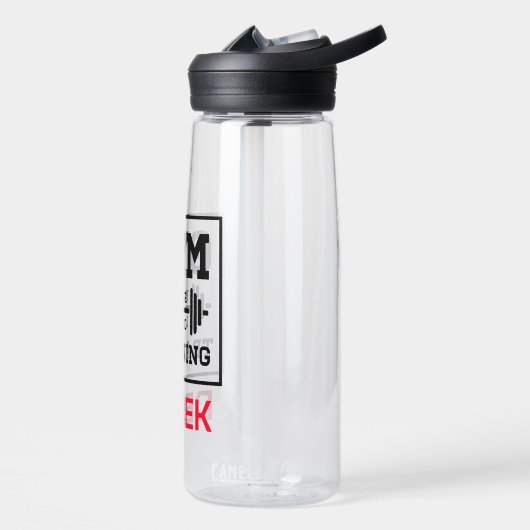 あなたのロゴはこちらフィットネスジムビジネスウォーターボトル ウォーターボトル (左面)