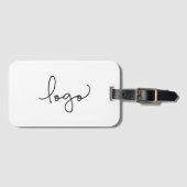 あなたのロゴはこちらプロモーションスワッグブランディング ラゲッジタグ (正面横)
