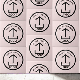 あなたのロゴはこちらミニマルプロフェッショナルピンク タイル