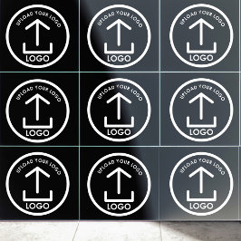 あなたのロゴはこちらミニマルプロフェッショナルブラック タイル