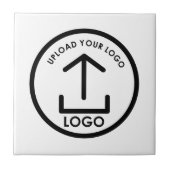 あなたのロゴはこちらミニマルプロフェッショナルブランド タイル (正面)