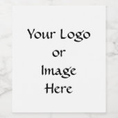 あなたのロゴはこちら食品と飲料ラベルセット ワインラベル (シングルラベル)