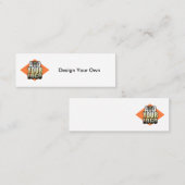 あなたのロゴをあらゆる色の一般的な名刺加えて下さい スキニー名刺 (正面/裏面)