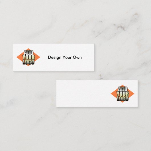 あなたのロゴをあらゆる色の一般的な名刺加えて下さい スキニー名刺 (正面/裏面)