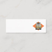 あなたのロゴをあらゆる色の一般的な名刺加えて下さい スキニー名刺 (裏面)