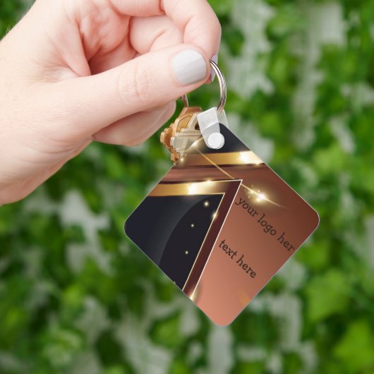 あなたのロゴをここに キーホルダー (手)