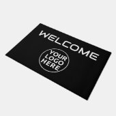 あなたのロゴウェルカムカスタム屋外ラグ ドアマット (アングル)