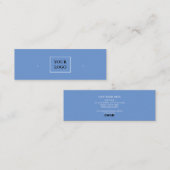 あなたのロゴカスタムイヤリングを作成 スキニー名刺 (正面/裏面)