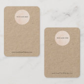 あなたのロゴクラフトイヤリング表示カードホルダー 名刺 (正面/裏面)