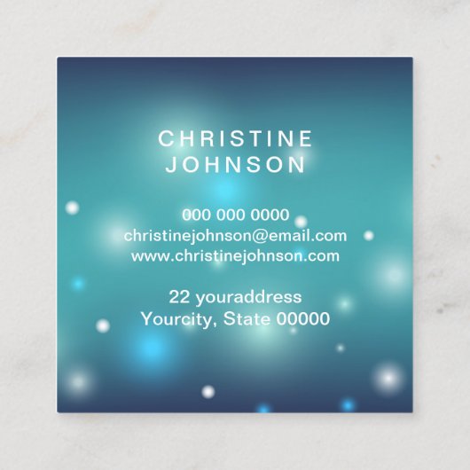 あなたのロゴサロンとスパスクエアの名刺 スクエア名刺 (裏面)