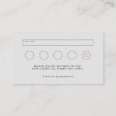 あなたのロゴシックな美しい美学ロイヤリティ& 名刺 (裏面)