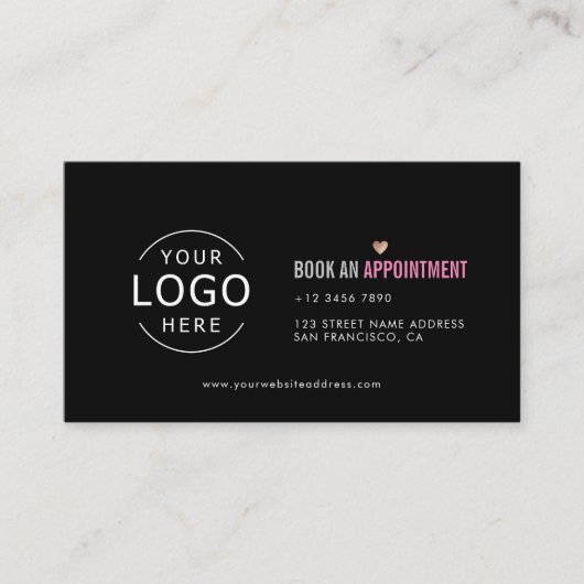 あなたのロゴシックな美しい美学ロイヤリティ& 名刺 (正面)