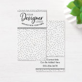 あなたのロゴシルバー紙吹雪イヤリングホルダーディスプレイ (デスク)