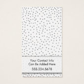 あなたのロゴシルバー紙吹雪イヤリングホルダーディスプレイ (裏面)