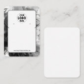 あなたのロゴスモーキーゴシックイヤリングディスプレイカードXL 名刺 (正面/裏面)