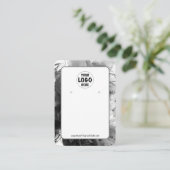 あなたのロゴスモーキーゴシックイヤリングディスプレイカードXL 名刺 (スタンド正面)