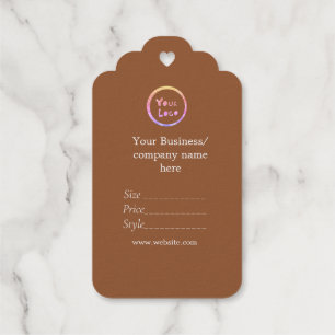 あなたのロゴソーシャルメディアQRコード価格ラベル ギフトタグ