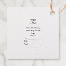 あなたのロゴソーシャルメディアQRコード価格ラベル