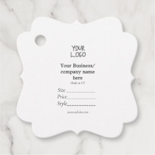 あなたのロゴソーシャルメディアQRコード価格ラベル フェイバータグ