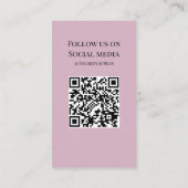 あなたのロゴタンブラー気にビニーのビジネス虹を追加 名刺 (裏面)