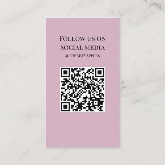 あなたのロゴタンブラー気にビニーのビジネス虹を追加 名刺 (裏面)