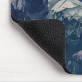 あなたのロゴネイビーローズブーケ マウスパッド (コーナー)