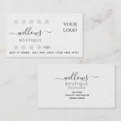 あなたのロゴパンチカードの名刺 名刺 (正面/裏面)