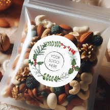 あなたのロゴビジネスカスタムホリデークリスマス