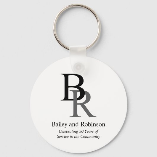 あなたのロゴプロフェッショナルビジネスのプロモーションギフト キーホルダー (正面)