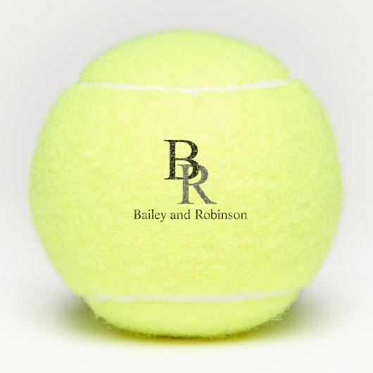 あなたのロゴプロフェッショナルビジネスのプロモーション テニスボール (正面)