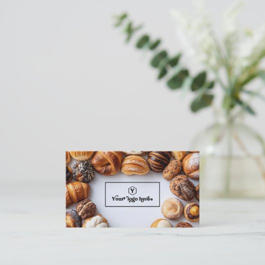 あなたのロゴプロフェッショナル2写真QRコード&社会 名刺 (スタンド正面)