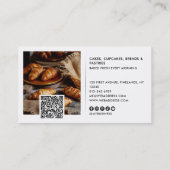 あなたのロゴプロフェッショナル2写真QRコード&社会 名刺 (裏面)