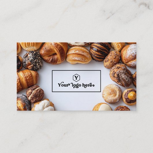 あなたのロゴプロフェッショナル2写真QRコード&社会 名刺 (正面)