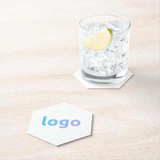 あなたのロゴプロモーション紙六角コースター ペーパーコースター (インサイチュ)