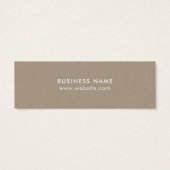 あなたのロゴミニマリストベージュタンホワイトプライスラベル (裏面)