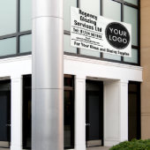 あなたのロゴ入りガラスとグレージングのバナー 横断幕 (ビルの外側)