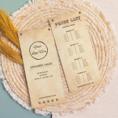 あなたのロゴ国の価格表を西ブラウン ラックカード