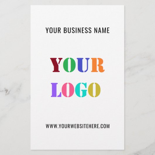 あなたのロゴ文字プロモーションビジネスフライヤーテンプレート チラシ (裏面)