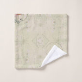 あなたのロゴ素朴チャームツリー牡丹 バスタオルセット (ウォッシュタオル)