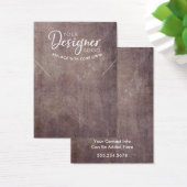 あなたのロゴ素朴ネックレスグランジホルダーカード (デスク)