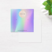 あなたのロゴ虹ホログラフィックイヤリングディスプレイカード (デスク)