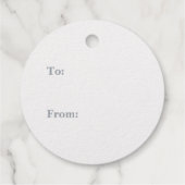 あなたのロゴ銀箔ギフトラベル フェイバータグ (裏面)